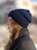 Шапка женская 12838/2 MARHATTER т.синяя (56-58)