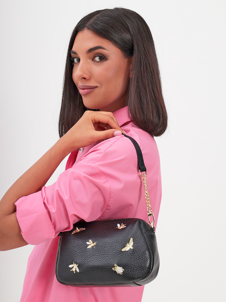 Сумка Curanni 2568 дольче черный пчела