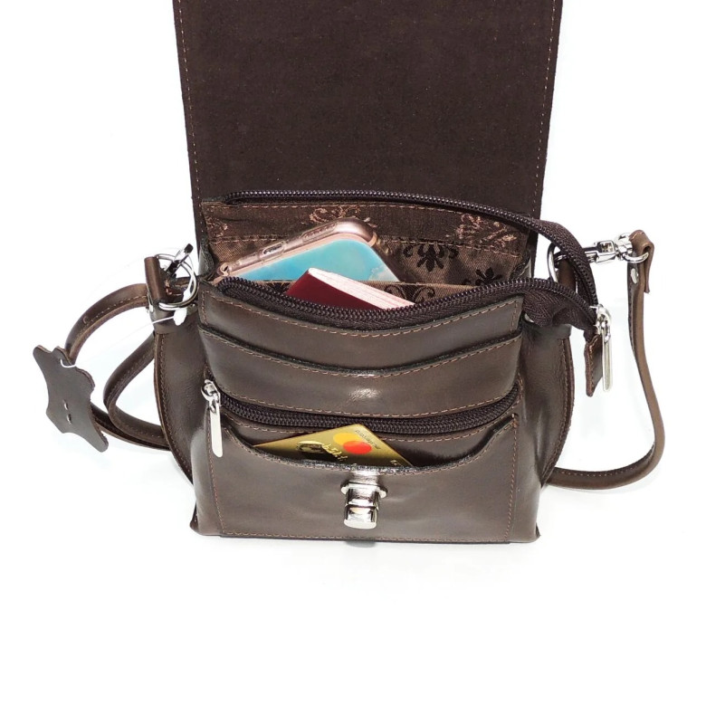 Сумка женская Natalia Kalinovskaya С76т.621 «Лаура» коричневая