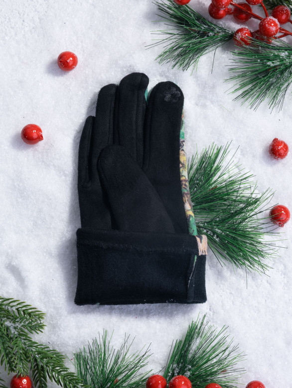 Перчатки женские Ангел 111-27 ваза с цветами