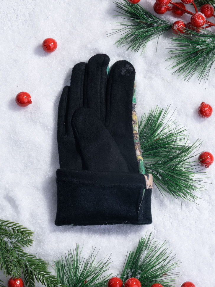 Перчатки женские Ангел 111-27 ваза с цветами