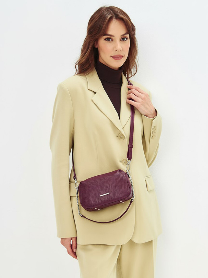 Сумка FIATO 2852 вителло бордо