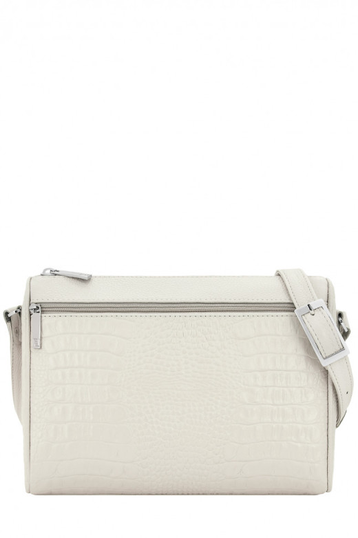 Сумка Protege Ц-312.15 бежевый рептилия №12+флотер