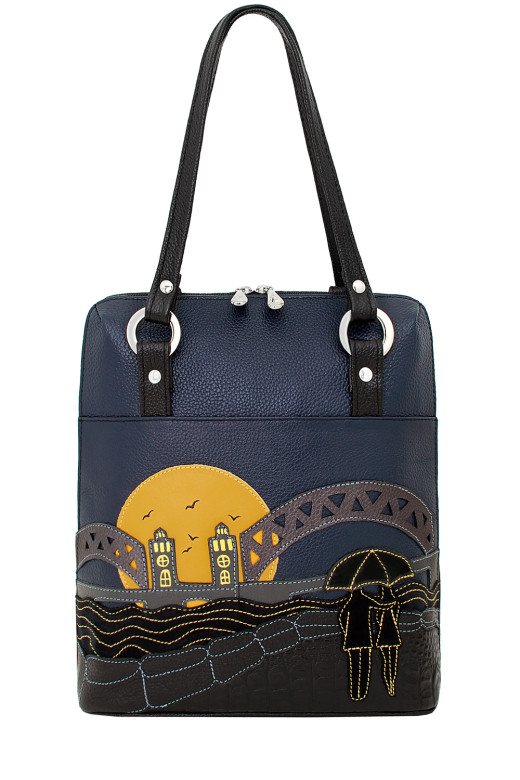 Сумка-трансформер женская Protege, ДС-226-246, "Город-32" чёрная