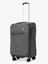 Чемодан из текстиля Kong LV 5901 серый 24" 4 колеса