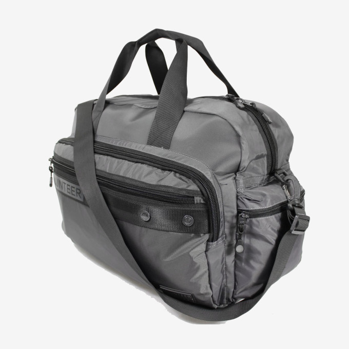 Дорожная сумка из текстиля Volunteer 1676-14 серая