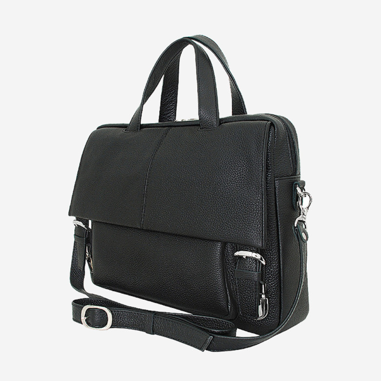 Портфель Protege, Ц-206.1 темно-коричневый/мокко/бисквит