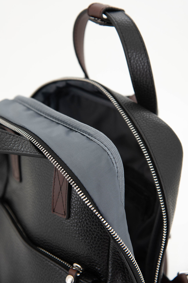 Рюкзак Protege Ц-564/2.64 черный флотер/коричневый пулл Рюкзак Protege Ц-564/2.64 черный флотер/коричневый пулл