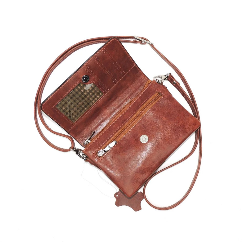 Женская сумочка кошелёк Natalia Kalinovskaya С53т.601 рыжая Женская сумочка кошелёк Natalia Kalinovskaya С53т.601 рыжая