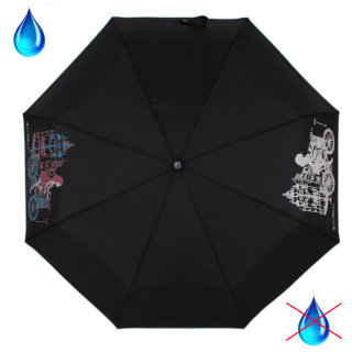 Зонт женский FLIORAJ, 210803 черный