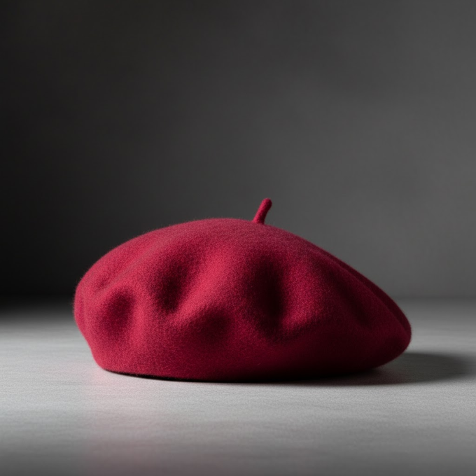 Берет женский Stigler, брусника Берет женский Stigler, брусника