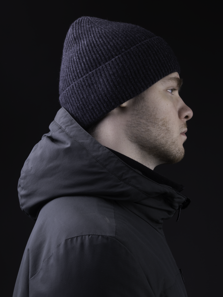 Шапка мужская 12884 MARHATTER асфальт(57-59)