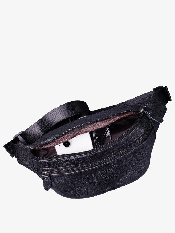 Сумка на пояс Baggins 018 черная