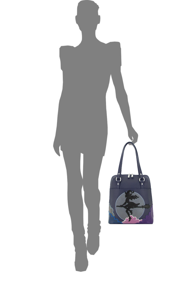 Сумка-трансформер Protege, ДС-226-205 Ведьмочка № 2 синяя