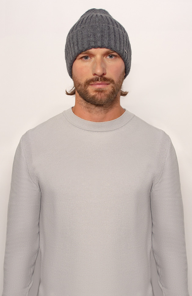 Мужская шапка 12870 MARHATTER дымка