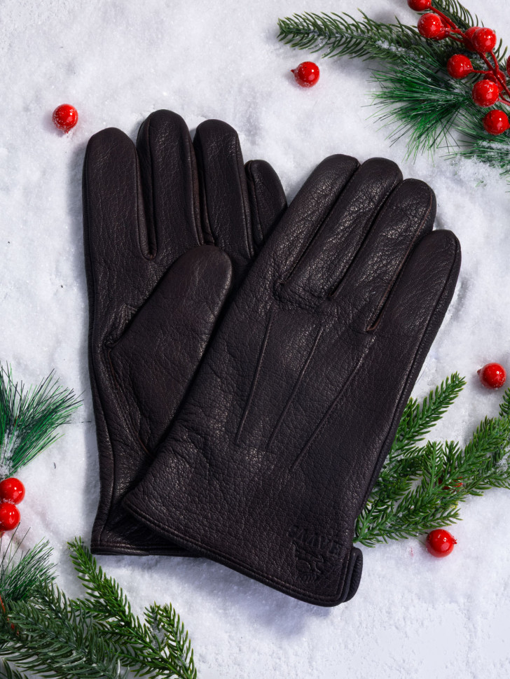 Перчатки мужские HAVVS 0123 коричневые