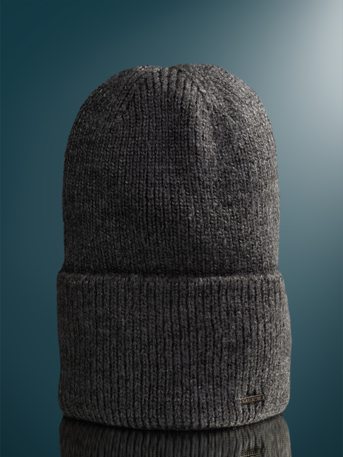 Шапка женская 12850 MARHATTER тёмно-серая (56-58)