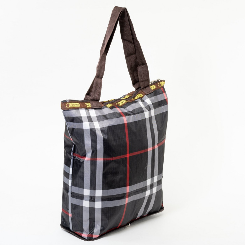 Сумка-трансформер Ж01-05 клетка бежевая