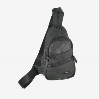 Рюкзак с одной лямкой Cantlor Ж03-19004 чёрный камуфляж
