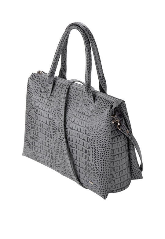Сумка женская САБРИНА GREY 78696 серая кайман Сумка женская САБРИНА GREY 78696 серая кайман