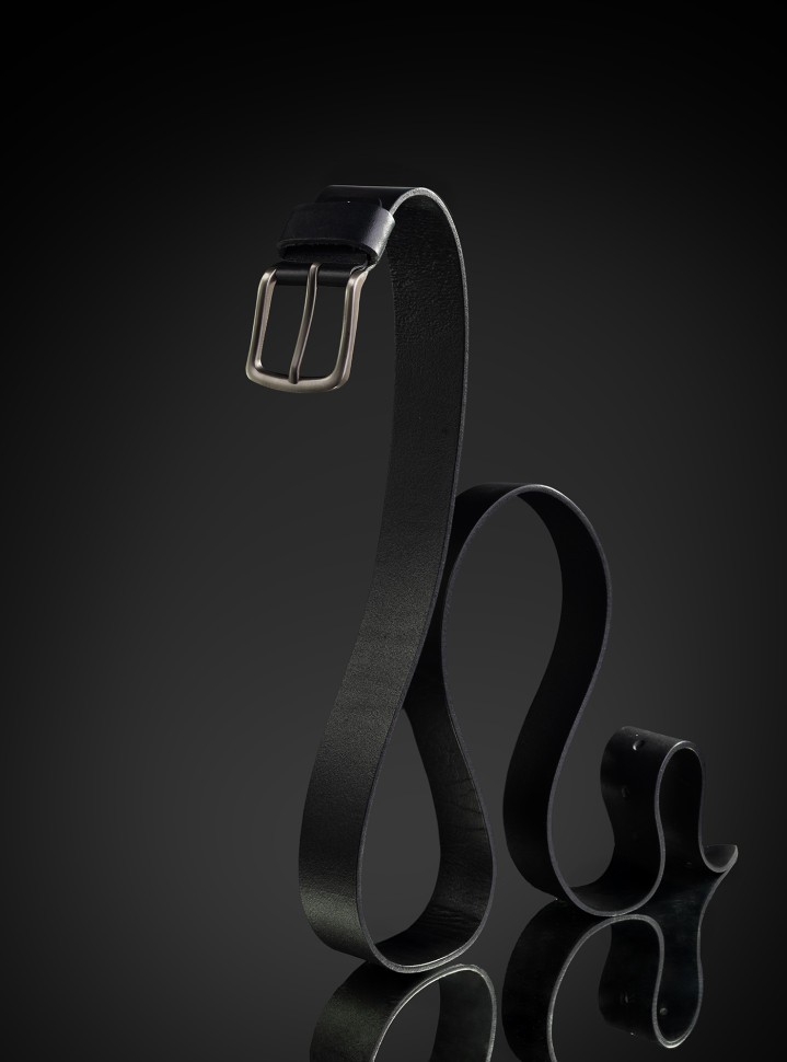 Ремень мужской Петра 0039 чёрный