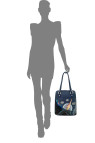 Сумка-трансформер женская Protege, ДС-226-241, "Город-13" синий