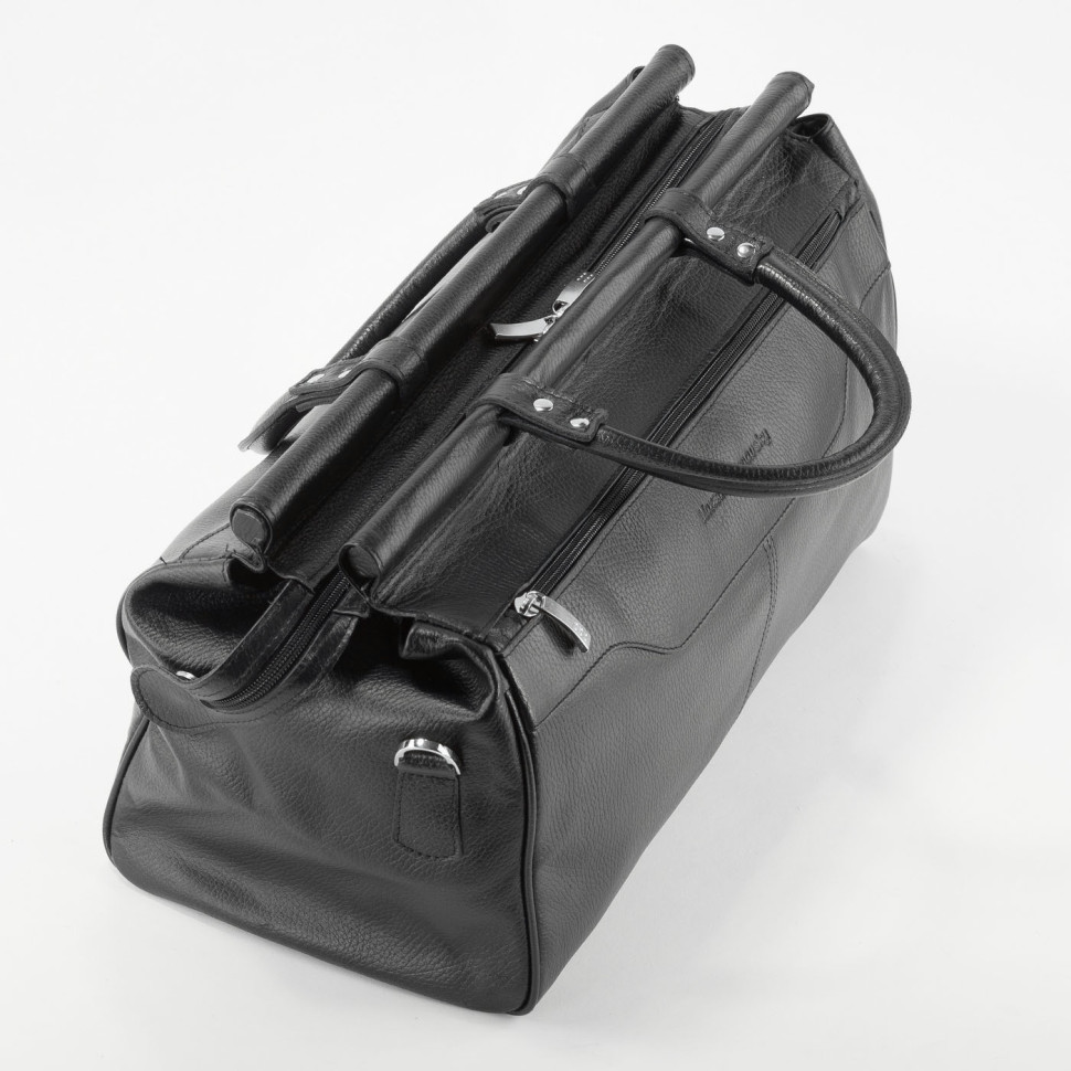 Сумка-саквояж Maxsimo Tarnavsky 1077 чёрная Сумка-саквояж Maxsimo Tarnavsky 1077 чёрная