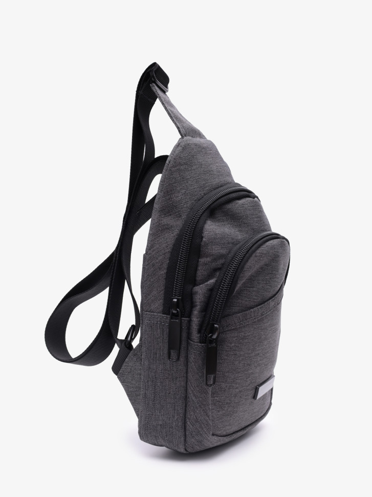 Рюкзак на одно плечо Baggins 3737 серый Рюкзак на одно плечо Baggins 3737 серый