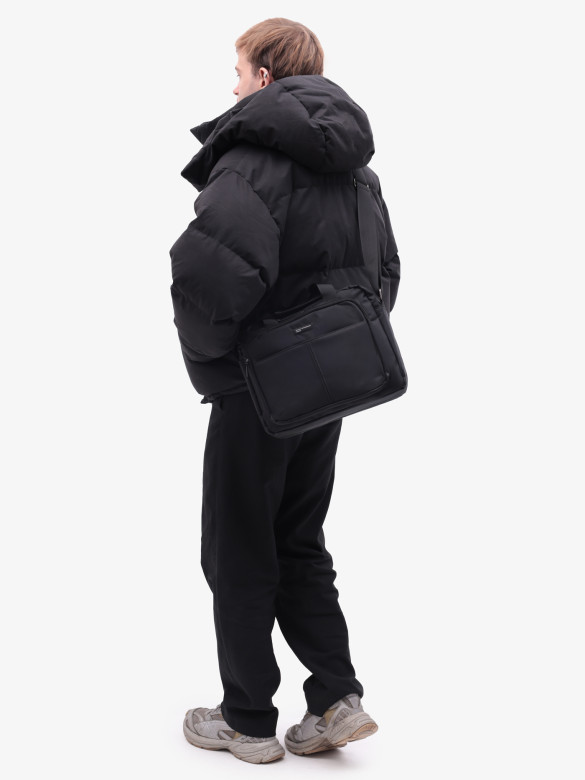 Сумка мужская Baggins 4087 чёрная Сумка мужская Baggins 4087 чёрная