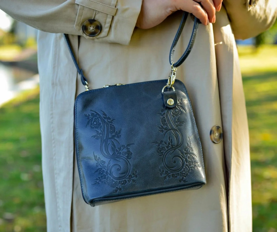 Сумка женская Natalia Kalinovskaya С 83т.661 «Уна» растение синяя