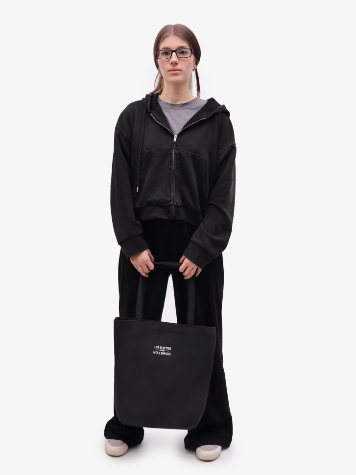 Сумка-шопер Б 6003 чёрная