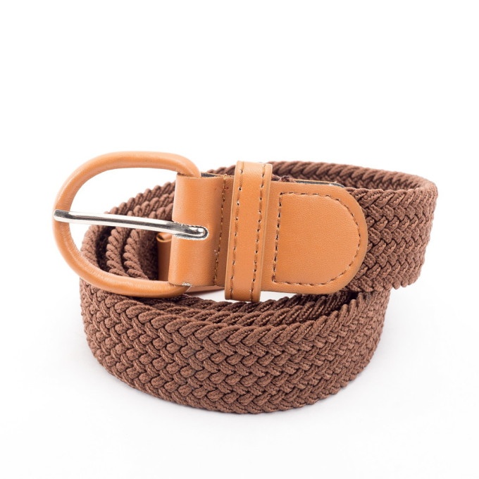 Ремень женский 35 резинка коричневый Ремень женский 35 резинка коричневый