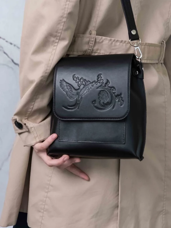 Сумка женская Natalia Kalinovskaya С86п.711 «Бритт» чёрная