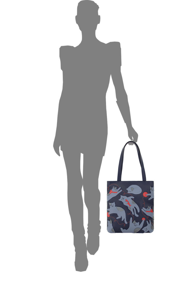 Сумка женская Protege, ДС-517-284 Кот №52 сигаро флотер