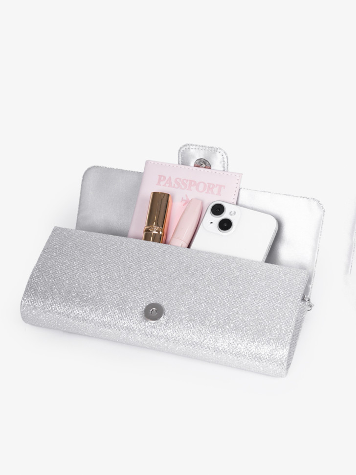 Клатч Baggins CH4123 серебристый Клатч Baggins CH4123 серебристый