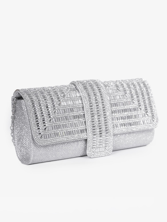 Клатч Baggins CH4123 серебристый