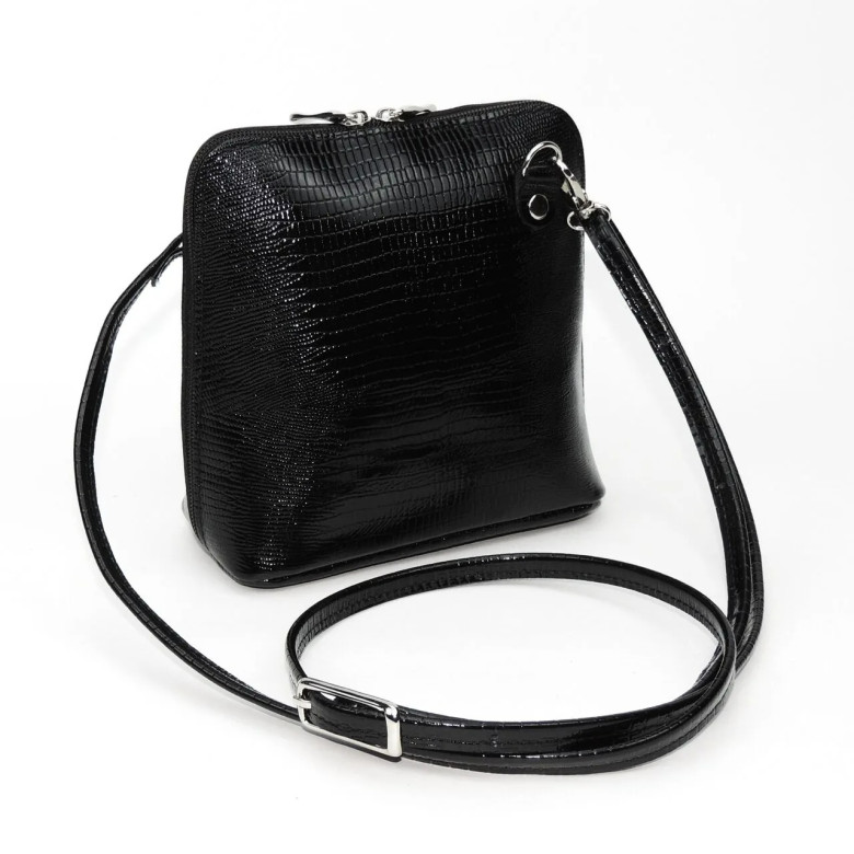 Сумка женская Natalia Kalinovskaya С 83р.911 «Бенте» чёрная рептилия