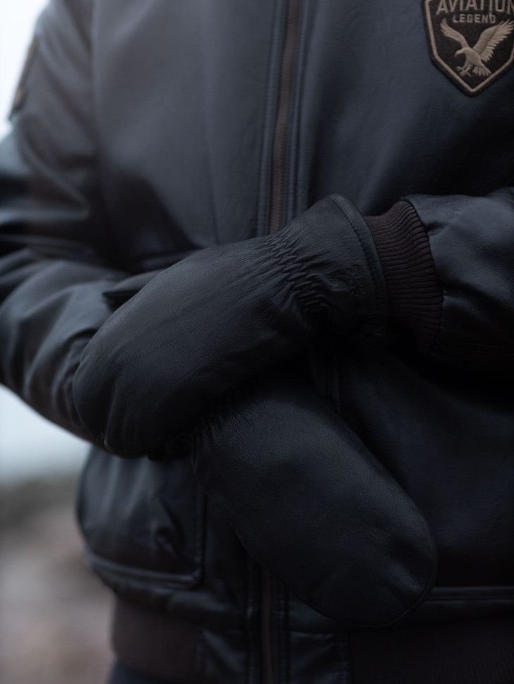 Варежки мужские Fascino 5542 черный 