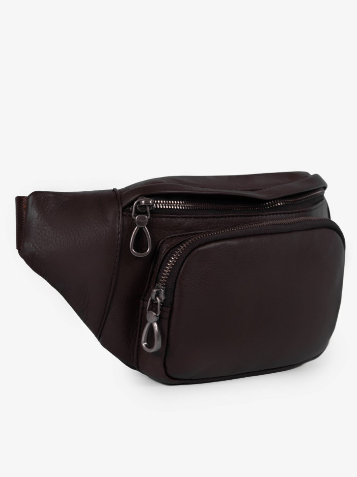 Сумка на пояс Baggins, Б 310 коричневая Сумка на пояс Baggins, Б 310 коричневая