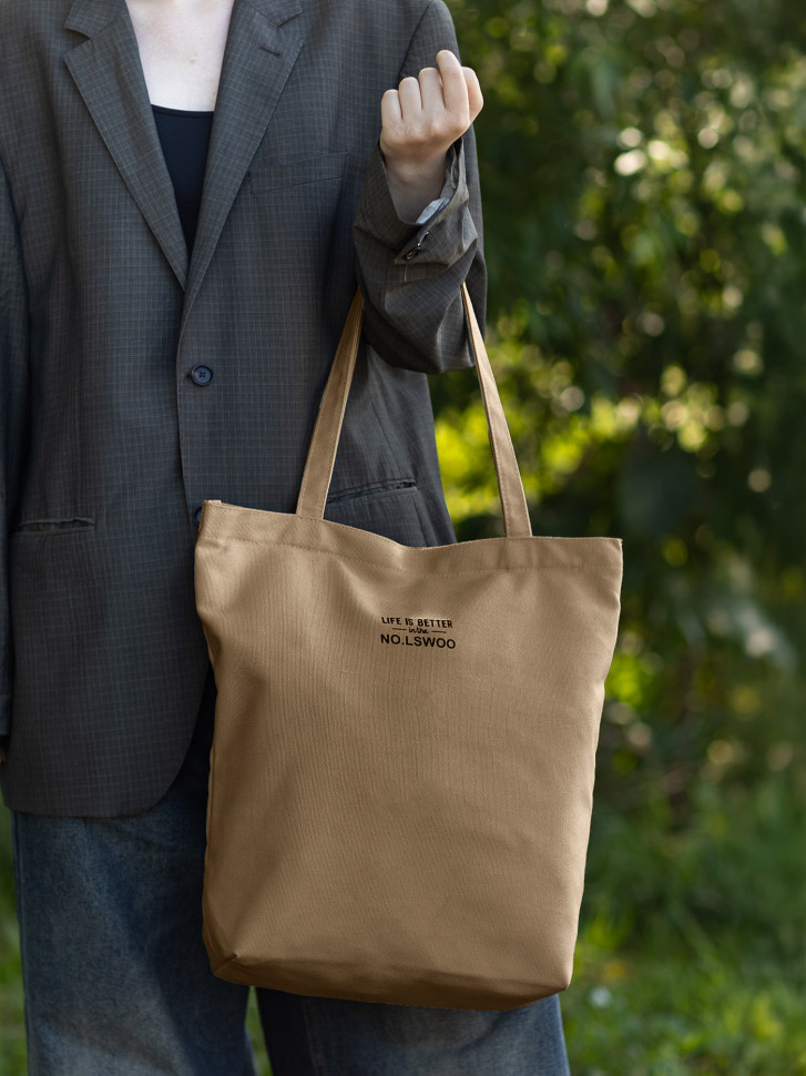 Сумка-шопер Б 6003 коричневая