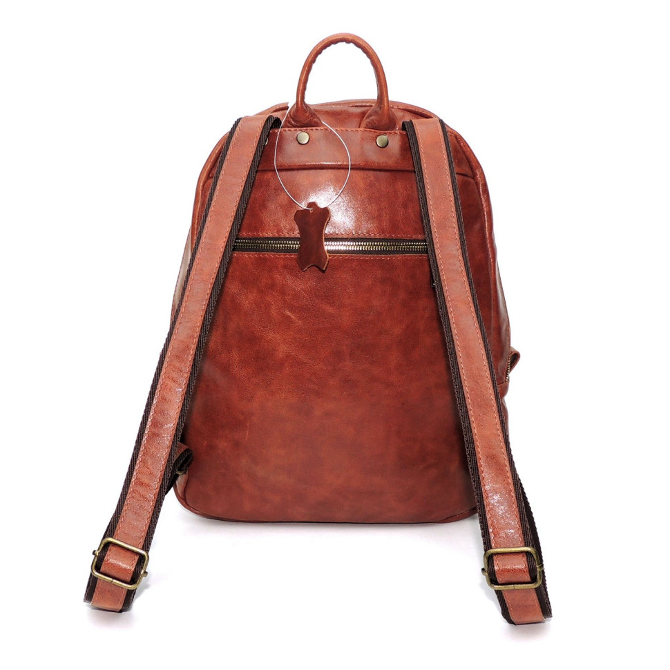 Рюкзак женский Natalia Kalinovskaya, Р43-602 «Като» рыжий/коричневый Рюкзак женский Natalia Kalinovskaya, Р43-602 «Като» рыжий/коричневый