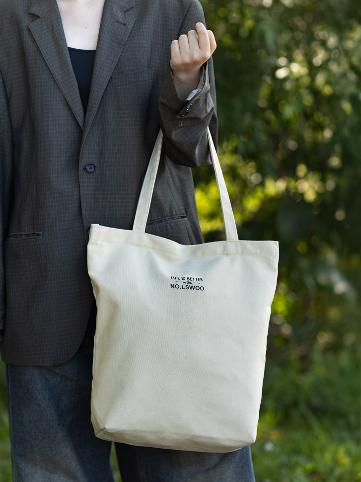 Сумка-шопер Б 6003 белая