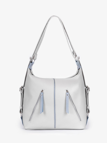 Сумка-рюкзак Sumkov Р-286/1 светло-серая