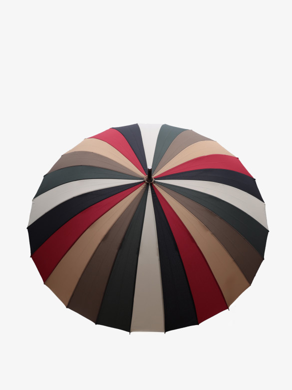 Зонт-трость Три Слона 2400 зелёный механика, 24 спицы