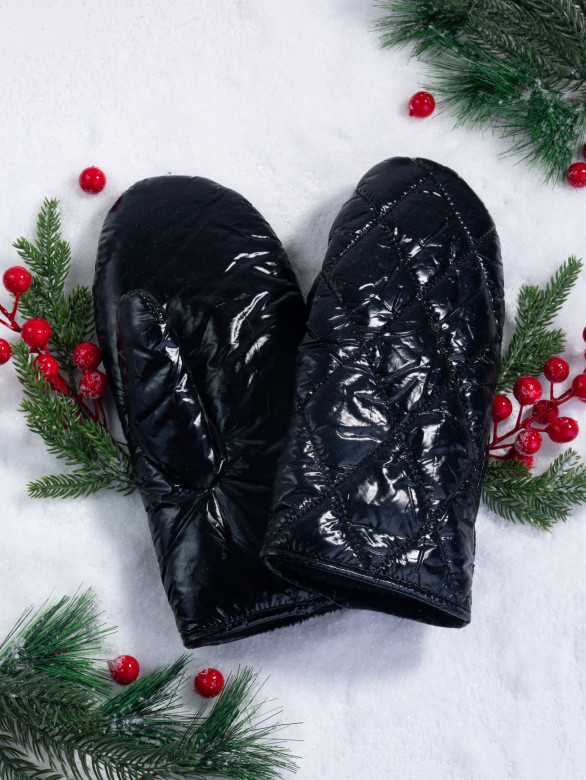 Варежки женские Baggins балоний стег.ромб в ассорт.