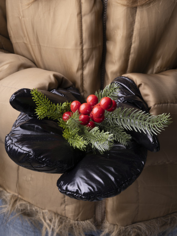 Варежки женские Baggins балоний стег.ромб в ассорт.