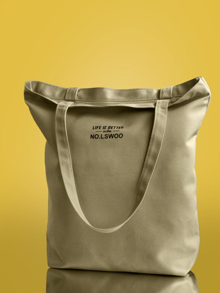 Сумка-шопер Б 6003 бежевая