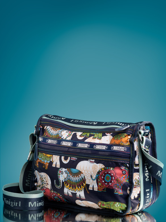 Сумка Minigirl 191 слон тёмно-синяя