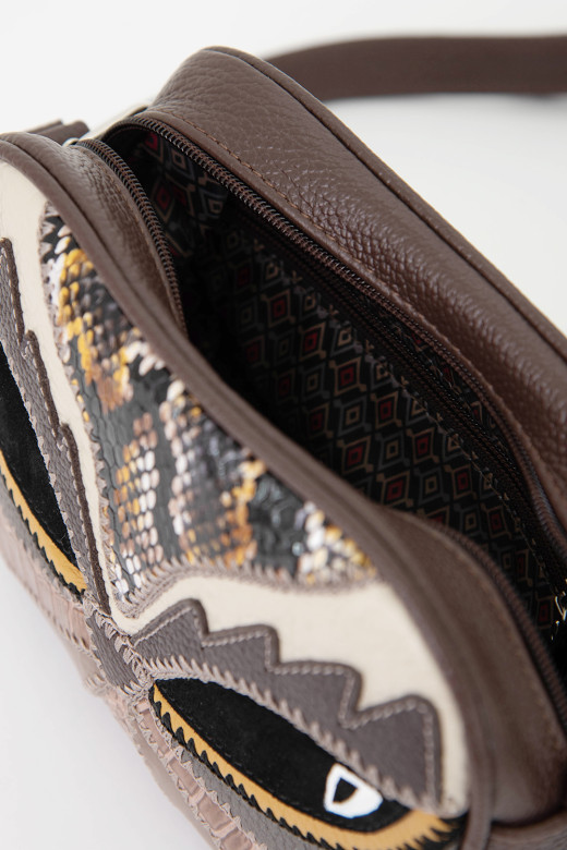 Сумка женская Protege, ДС-340-239, "Сова №5" мокко