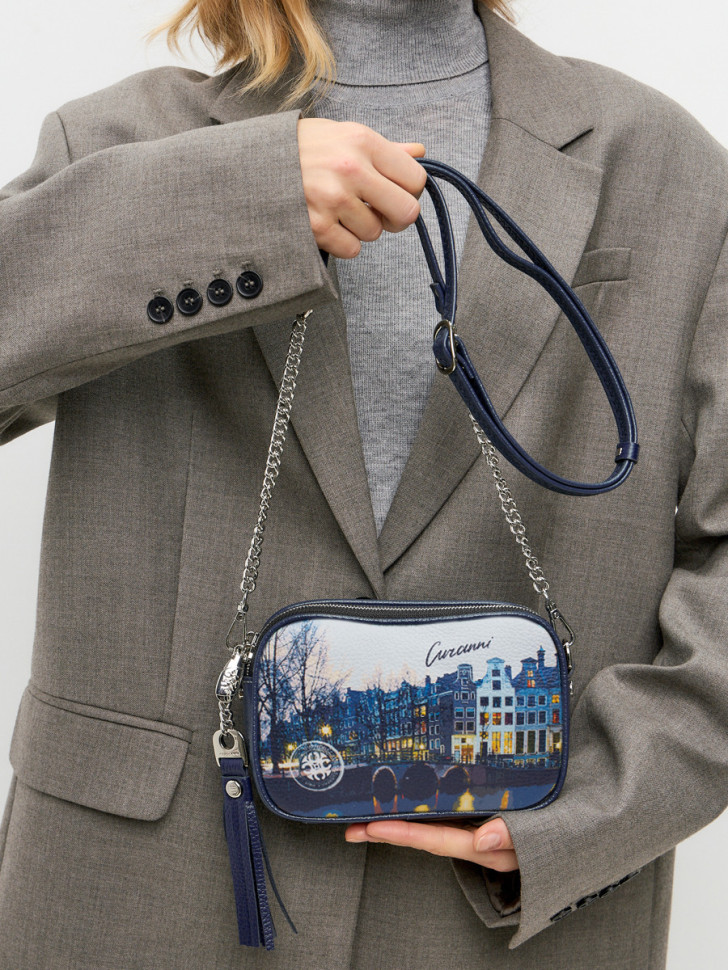 Сумка Curanni 2407 Амстердам синяя Сумка Curanni 2407 Амстердам синяя